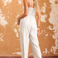 * APP EXCLUSIVE* Sleeveless Tie Front Wide Leg Jumpsuit
