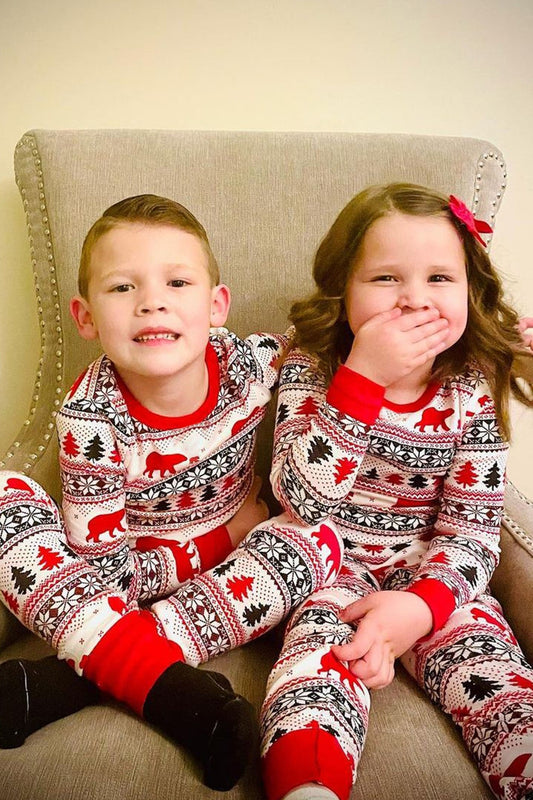*APP EXCLUSIVE* Matching Baby Long Sleeve Christmas Pajamas