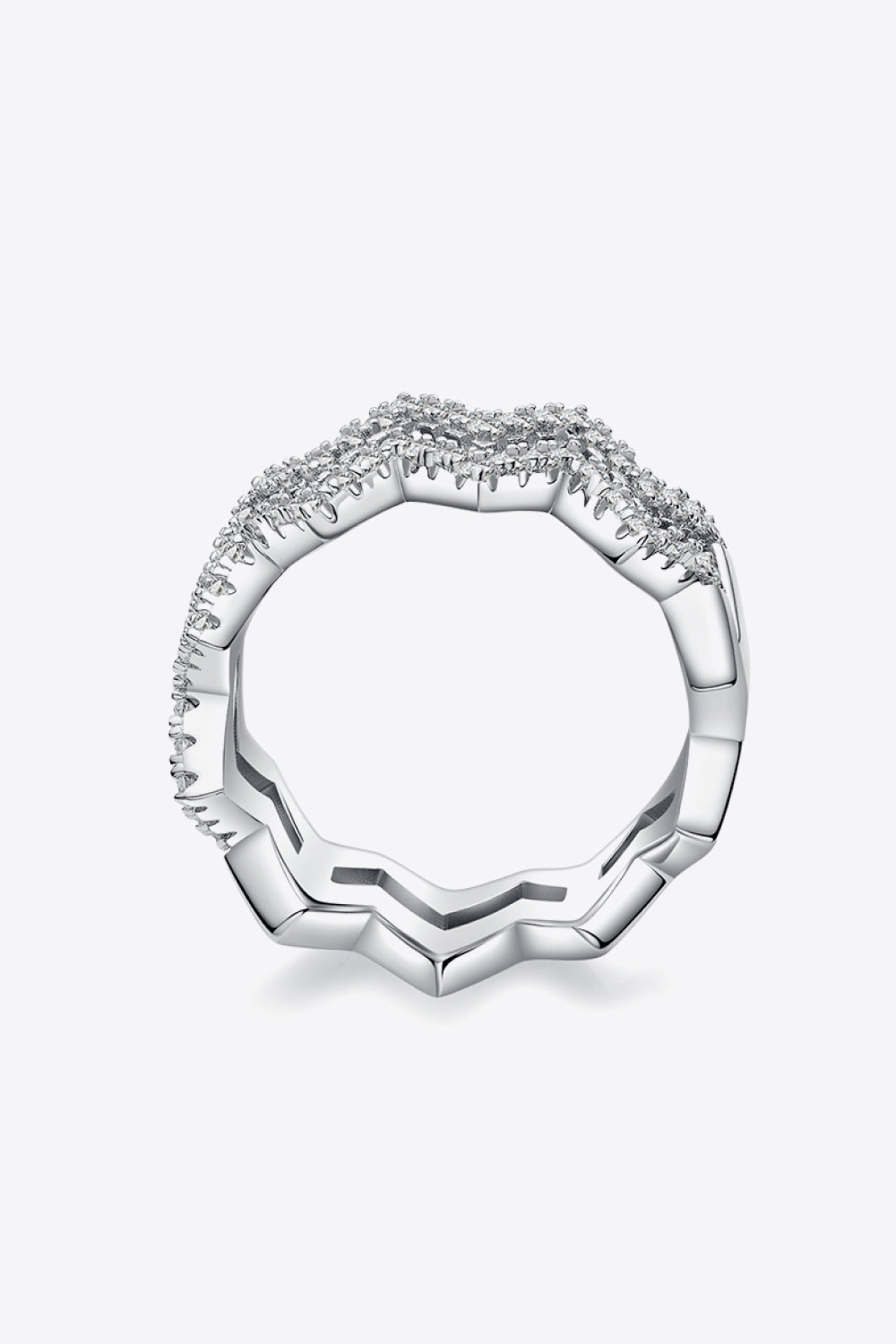 *APP EXCLUSIVE* Moissanite Zigzag Stacking Rings