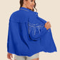 *APP EXCLUSIVE* Raw Hem Fringe Detail Denim Jacket