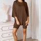 *APP EXCLUSIVE*x Soft Rayon Three-Quarter Sleeve Top and Shorts Set
