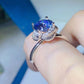 *APP EXCLUSIVE* 2 Carat Moissanite Contrast 925 Sterling Silver Ring