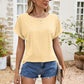 * APP EXCLUSIVE* Eyelet Short Sleeve Top