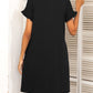 *APP EXCLUSIVE* Round Neck Flounce Sleeve Dress with Pockets
