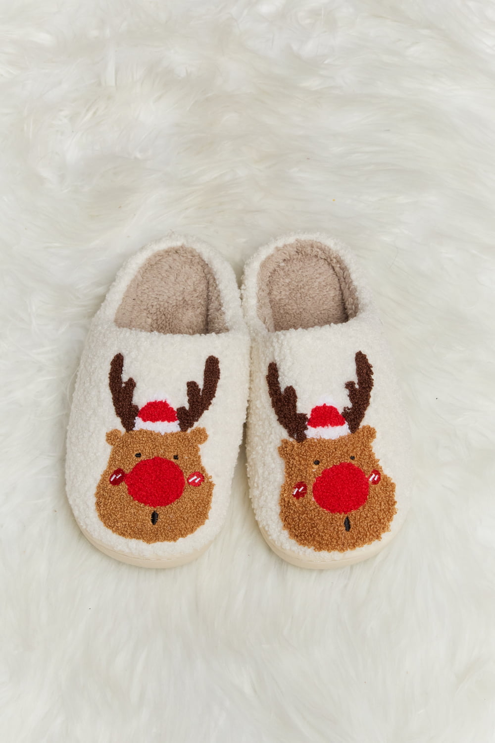 *APP EXCLUSIVE* Rudolph Plush Slide Slippers