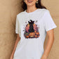 *APP EXCLUSIVE*Black Cat Halloween Graphic Tee