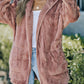 *APP EXCLUSIVE* Teddy Hooded Jacket with Pockets