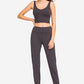 *APP EXCLUSIVE* Deep Vneck Crop Sports Bra