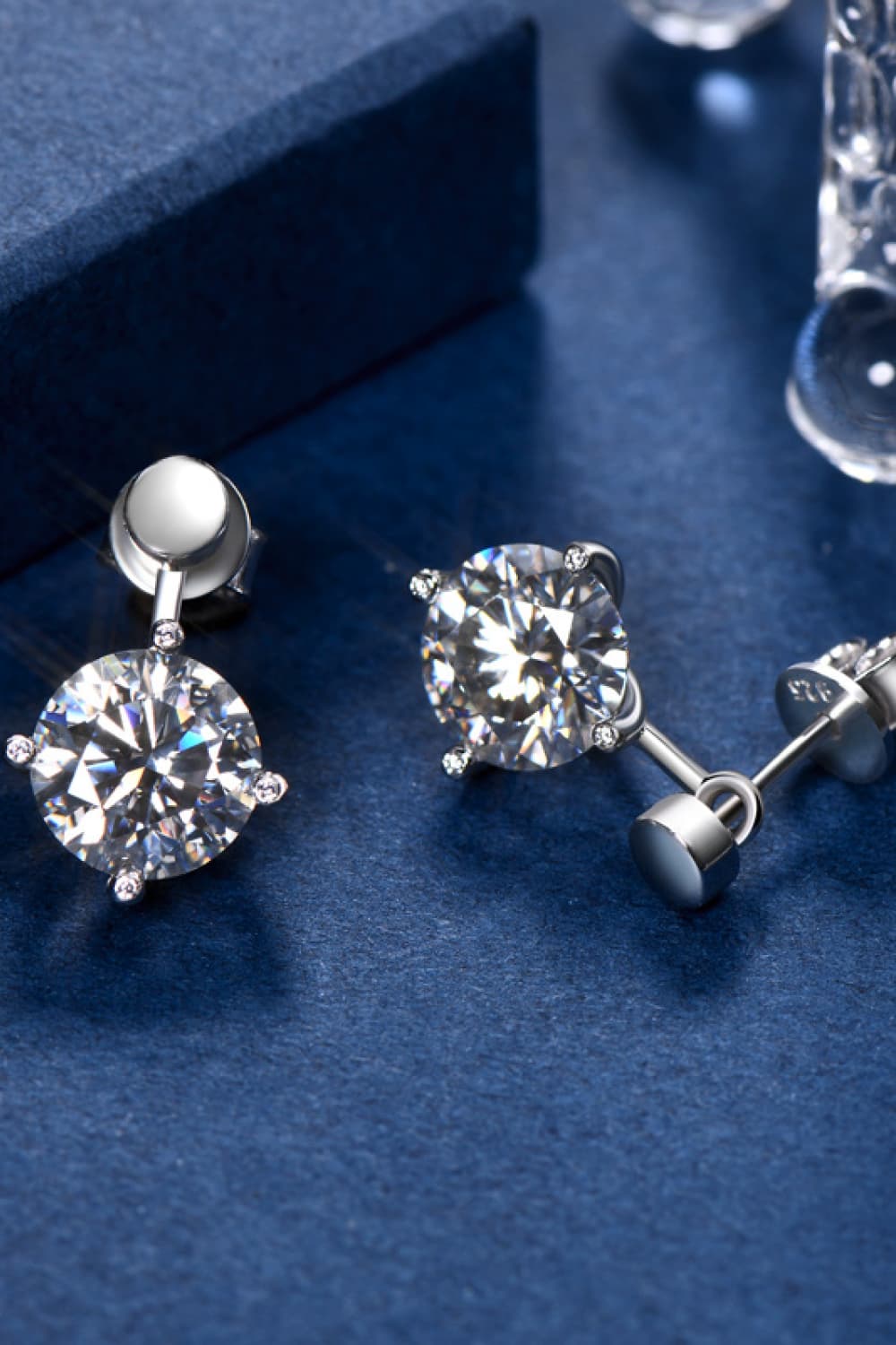 *APP EXCLUSIVE* 4 Carat Moissanite Drop Earrings