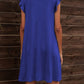 *APP EXCLUSIVE* Round Neck Flutter Sleeve Dress with Pockets