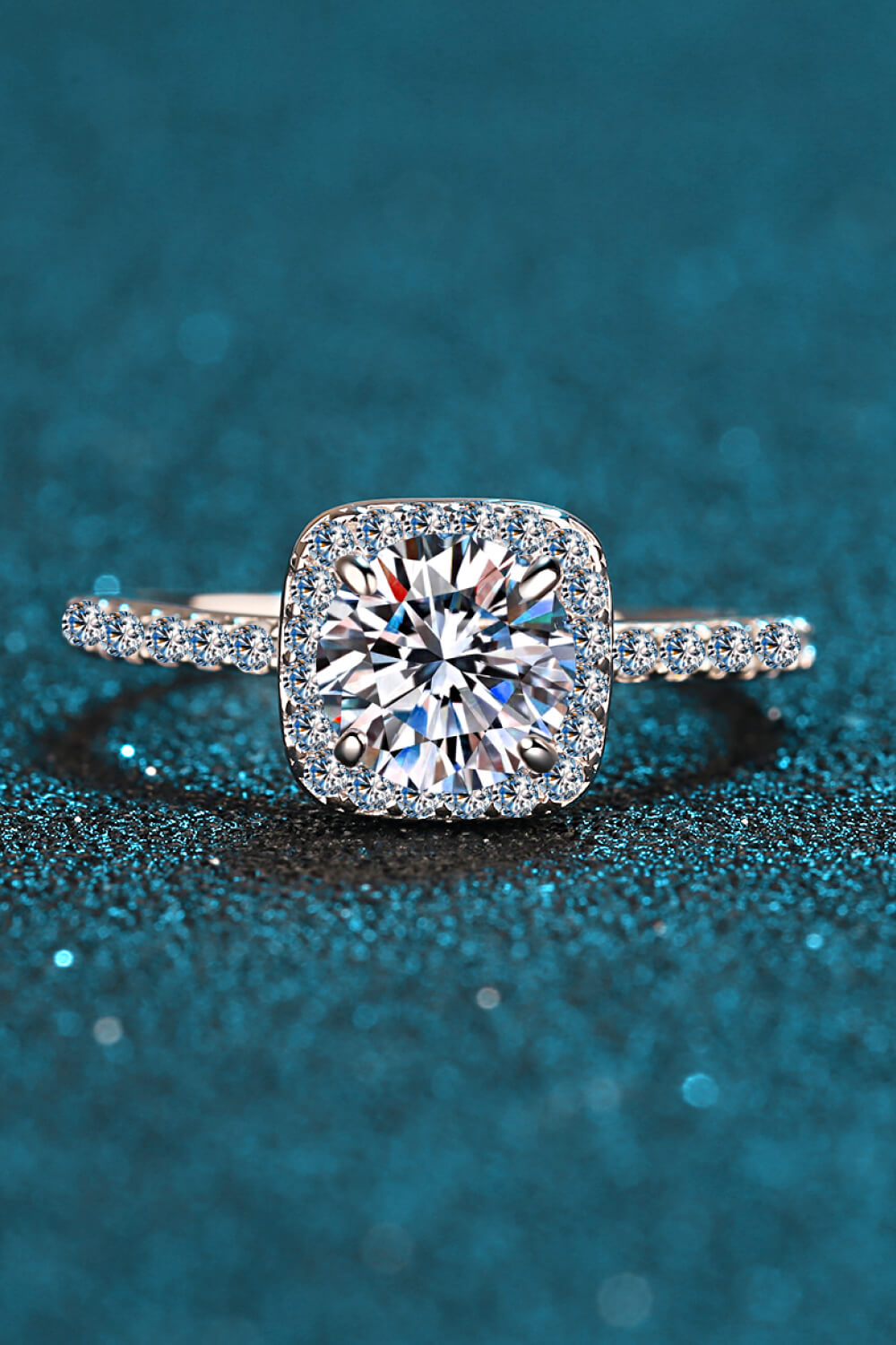 *APP EXCLUSIVE* Square Moissanite Ring