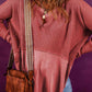 Raw Hem Babydoll Top