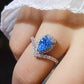 *APP EXCLUSIVE* 1 Carat Pear Shape Moissanite Heart Ring
