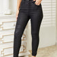 *APP EXCLUSIVE* Kancan Black Coated Ankle Skinny Jeans