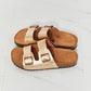 *APP EXCLUSIVE* Double-Banded Slide Sandal in Rose Gold