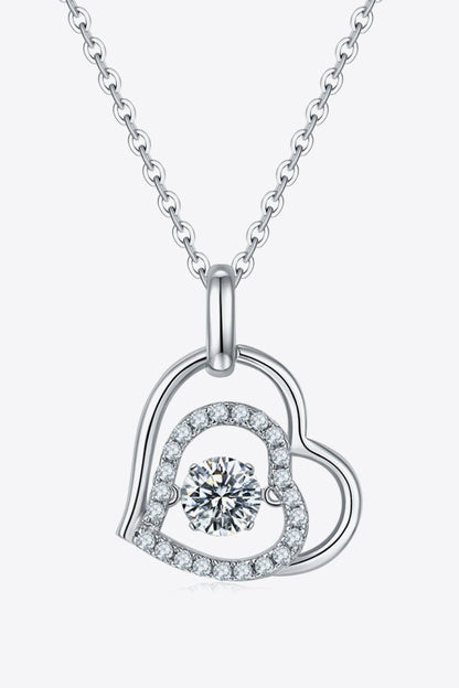 *APP EXCLUSIVE* Moissanite Heart Pendant Necklace
