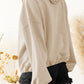 * APP EXCLUSIVE* Zip-Up Dropped Shoulder Hoodie