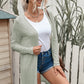 * APP EXCLUSIVE* Button Down Long Sleeve Longline Cardigan