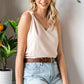 *APP EXCLUSIVE* Knotted Vneck Tank