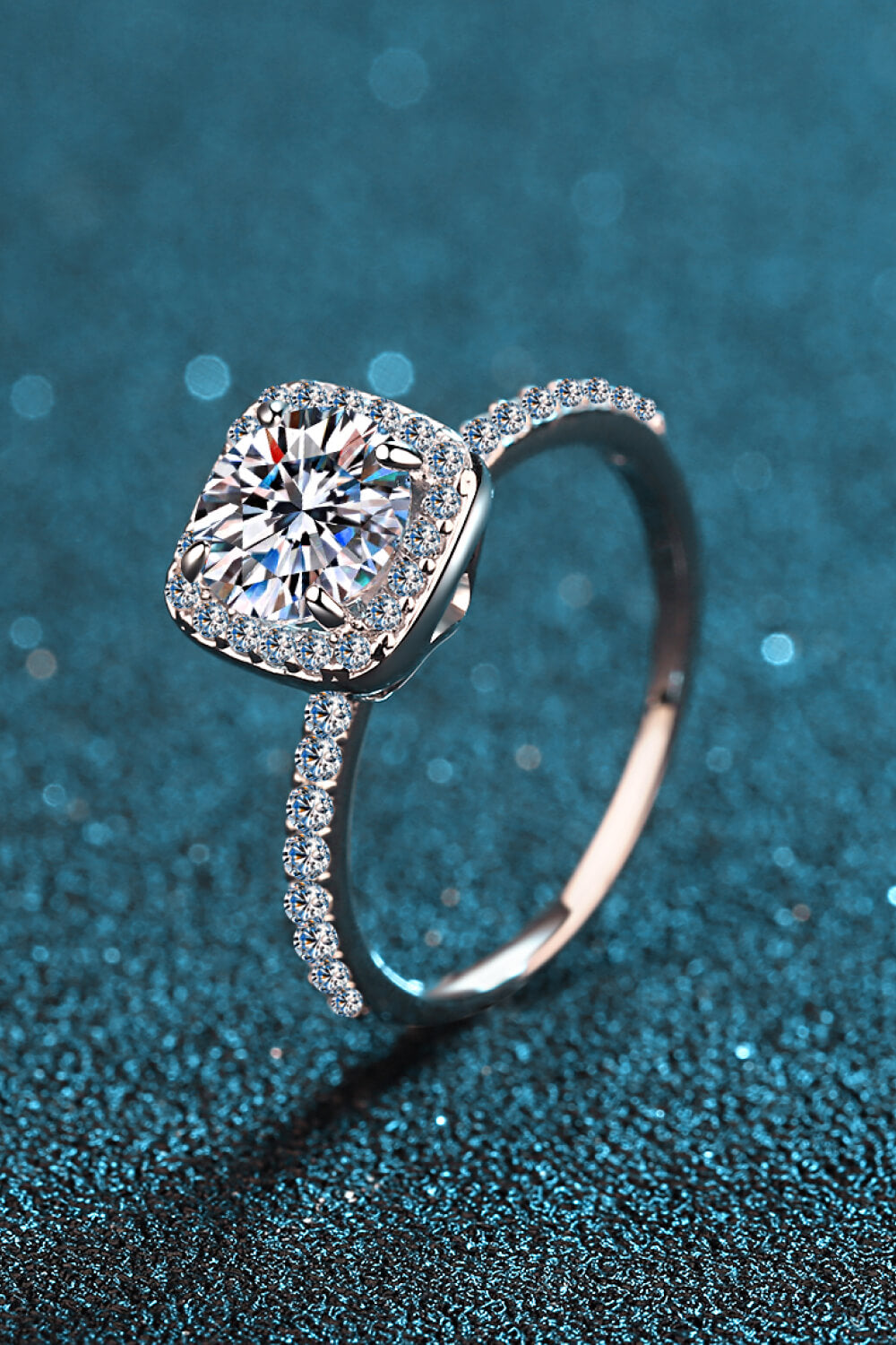 *APP EXCLUSIVE* Square Moissanite Ring
