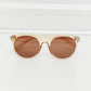 *APP EXCLUSIVE* Round Full Rim Polycarbonate Frame Sunglasses
