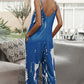 *App Exclusive* Tiedye Spaghetti Strap Jumpsuit with Pockets