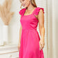 *APP EXCLUSIVE* Ruffled Square Neck Dress