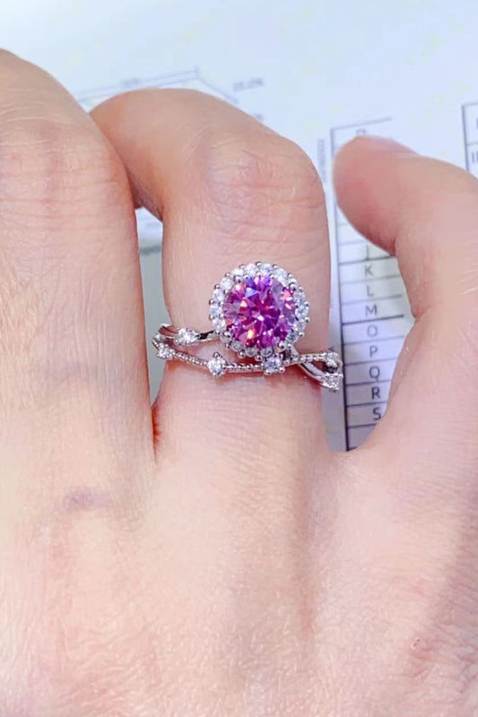*APP EXCLUSIVE* 1 Carat Moissanite 925 Sterling Silver Ring