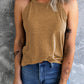 *App Exclusive* Curved Hem Grecian Tank Top