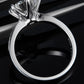 * APP EXCLUSIVE* 3.14 Carat Moissanite Side Stone Ring