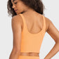 *APP EXCLUSIVE* Deep Vneck Crop Sports Bra