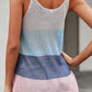 *APP EXCLUSIVE* Color Block Scoop Neck Knit Tank
