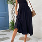 *APP EXCLUSIVE* Spaghetti Strap Scoop Neck Midi Dress