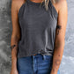 *App Exclusive* Curved Hem Grecian Tank Top