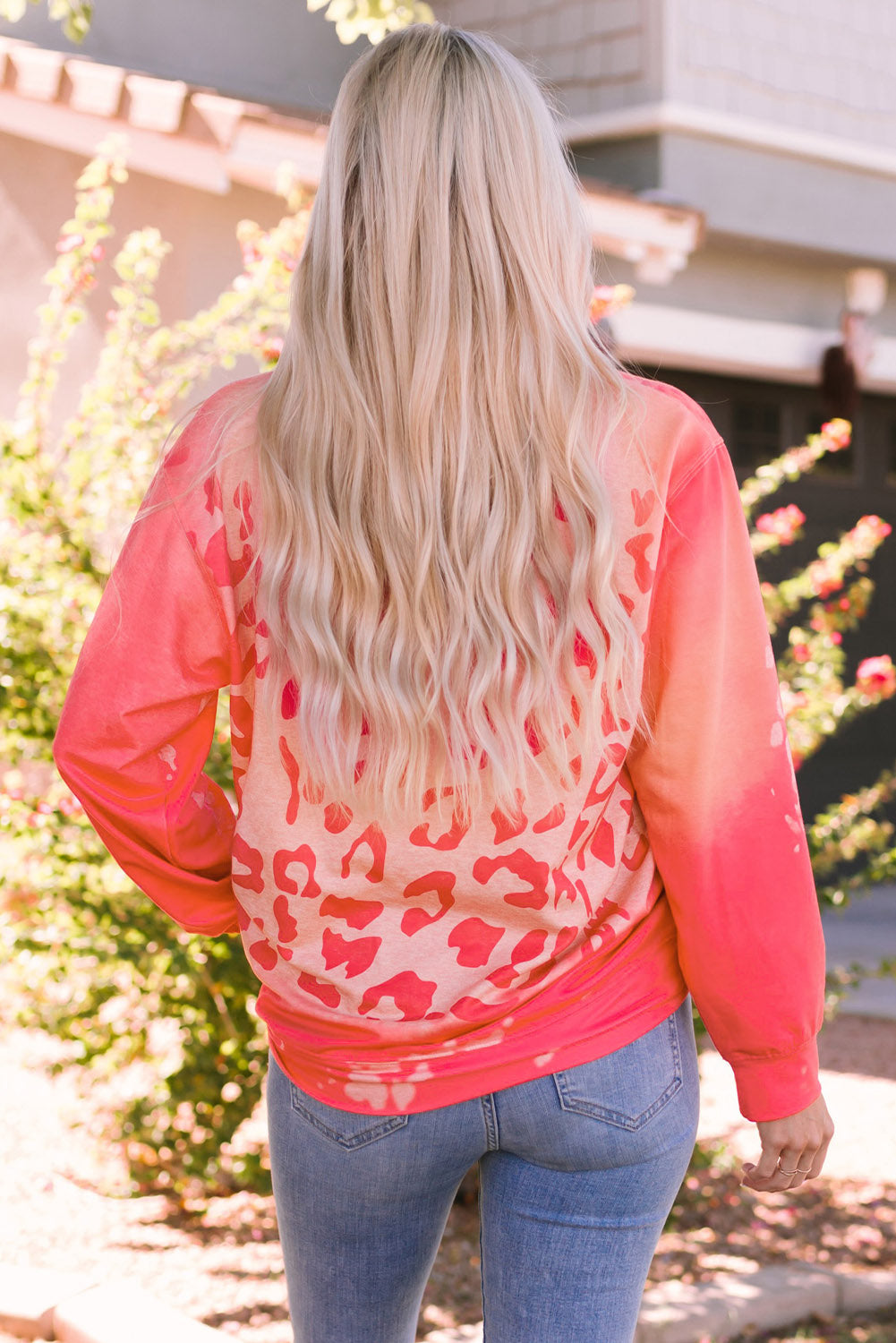 *APP EXCLUSIVE* Printed Round Neck Dropped Shoulder Sweatshirt