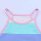 *APP EXCLUSIVE* Pastel Striped Curved Hem Tank
