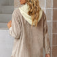 *App Exclusive* Snap Front Hooded Corduroy Shacket