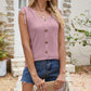 *APP EXCLUSIVE* Button Eyelet Tied Tank