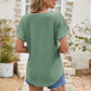 * APP EXCLUSIVE* Eyelet Short Sleeve Top