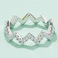 Moissanite Wavy Band Ring