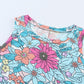 * APP EXCLUSIVE* Floral Round Neck Sleeveless Dress