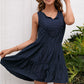 *APP EXCLUSIVE* Tassel Tie Lace Trim Sleeveless Dress