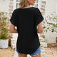 * APP EXCLUSIVE* Eyelet Short Sleeve Top