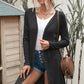 * APP EXCLUSIVE* Button Down Long Sleeve Longline Cardigan