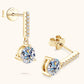 *APP EXCLUSIVE* 2 Carat Moissanite 925 Sterling Silver Drop Earrings