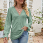 * APP EXCLUSIVE* Eyelet Lace Trim Flounce Sleeve Blouse