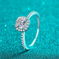 *APP EXCLUSIVE* 1 Carat Moissanite 925 Sterling Silver Halo Ring