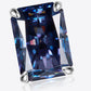 *APP EXCLUSIVE* 2 Carat Rectangle Moissanite 4-Prong Stud Earrings