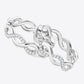 *APP EXCLUSIVE* Moissanite Crisscross Hoop Earrings