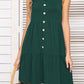 *APP EXCLUSIVE* Button Scoop Neck Sleeveless Tiered Dress